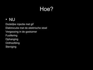 De doodstraf | PPT