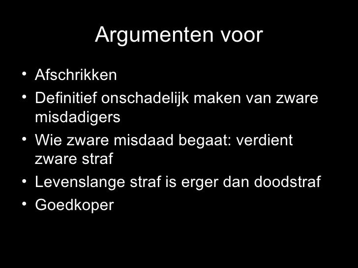 De doodstraf