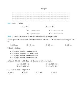 Bài giải
....................................................................................................................