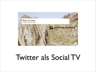Twitter als Social TV