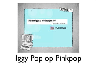 Iggy Pop op Pinkpop