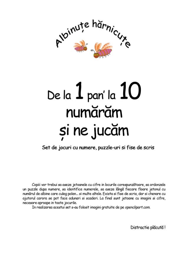 De La 1 Pan La 10 Numaram Si Ne Jucam