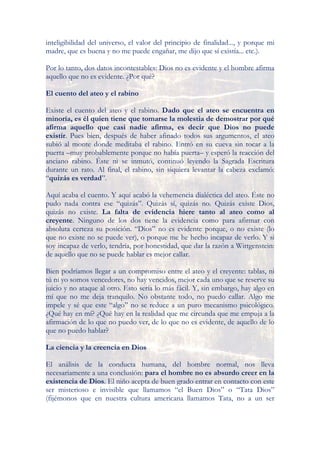 De La Existencia De Dios..