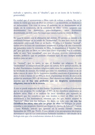 De La Existencia De Dios..