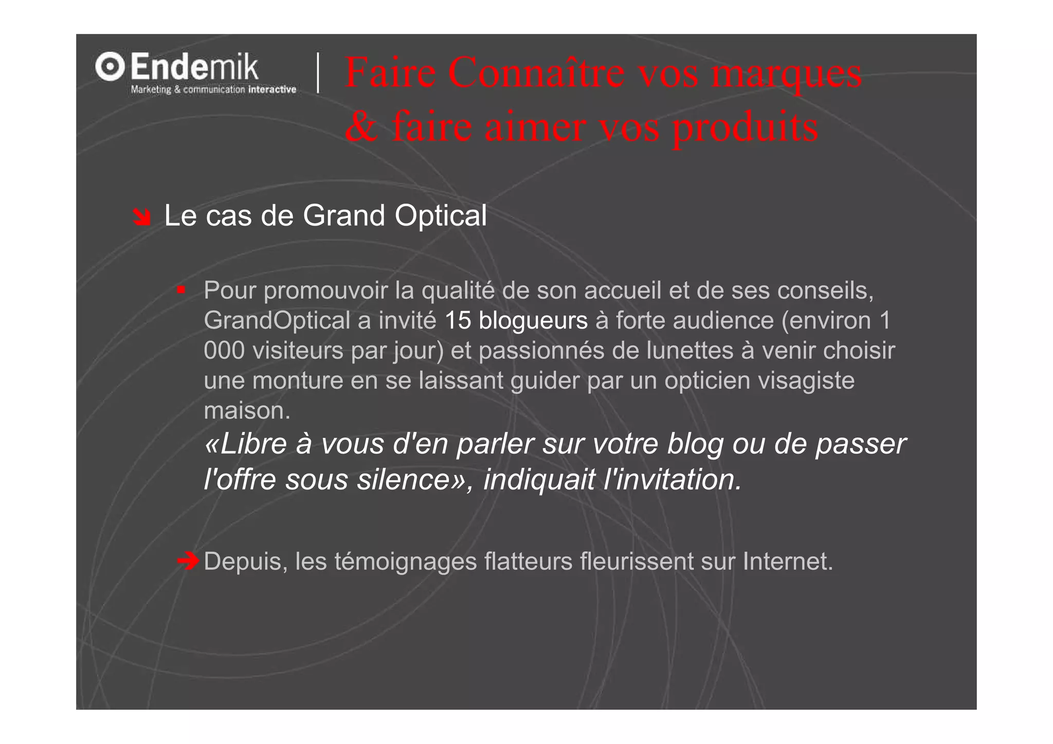 De la vitrine au e-marketing