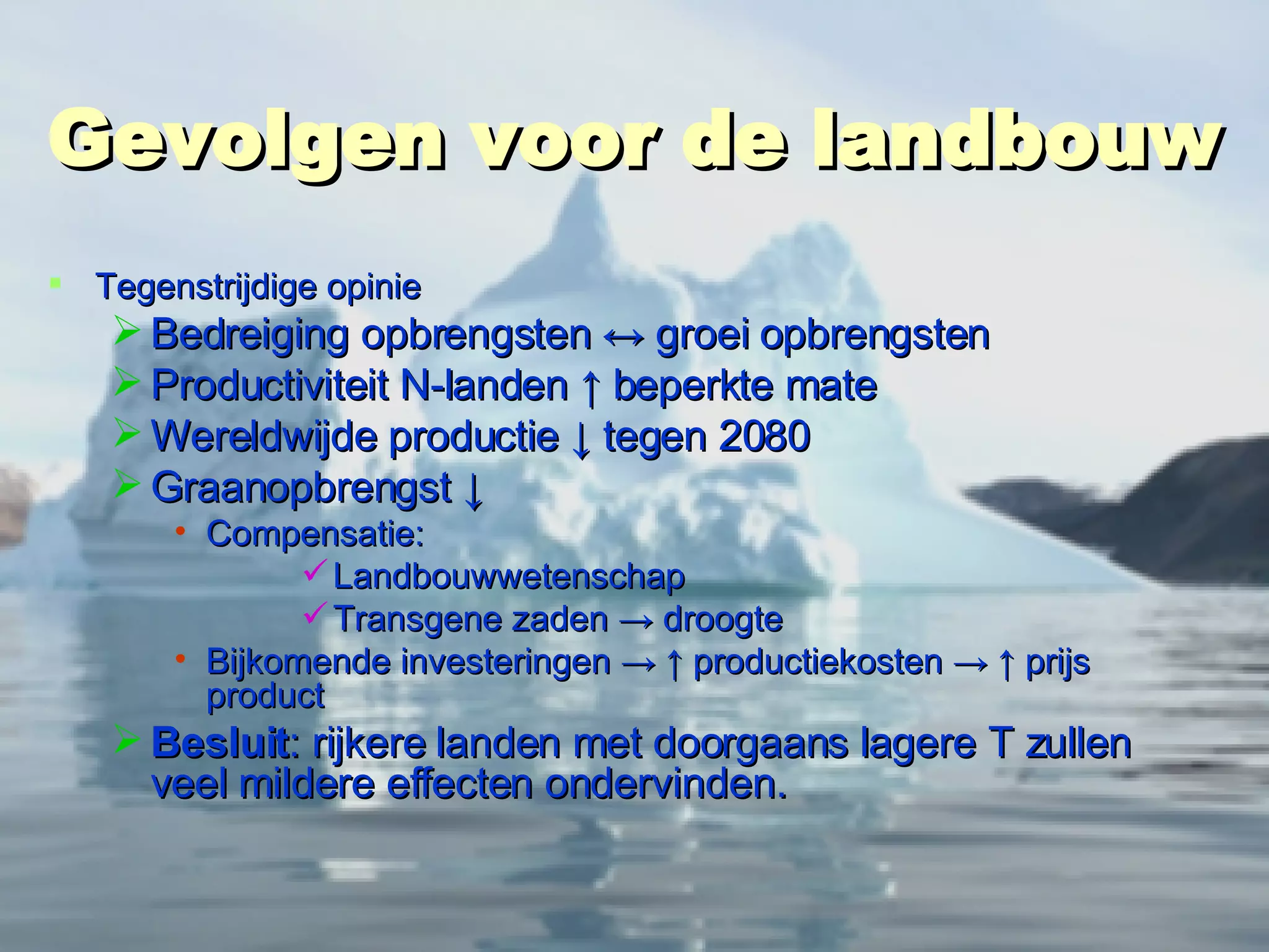 De Opwarming Van De Aarde | PPT