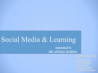 social media and learning