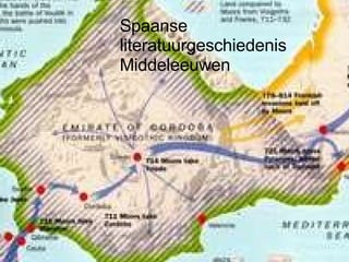 Spaanse literatuurgeschiedenis Middeleeuwen 