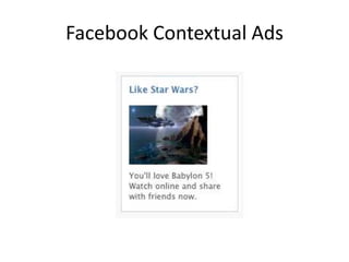 Facebook Contextual Ads
 