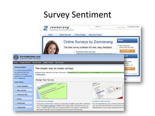 Survey Sentiment
 