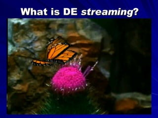 What is DE  streaming ? 