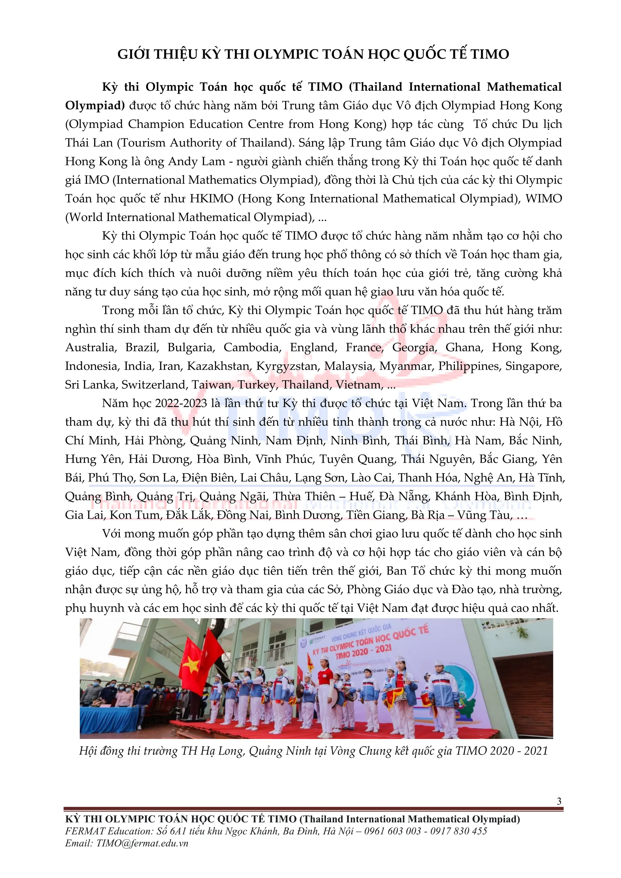 ĐỀ THI TOÁN TIMO LỚP 5 VÒNG LOẠI VÀ CHUNG KẾT QUỐC GIA | PDF