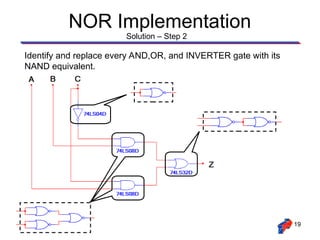 DE-UniversalNAND.ppt using nand and nor for students | PPT