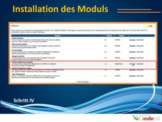 Installation des Moduls




Schritt IV
 