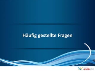 Häufig gestellte Fragen
 