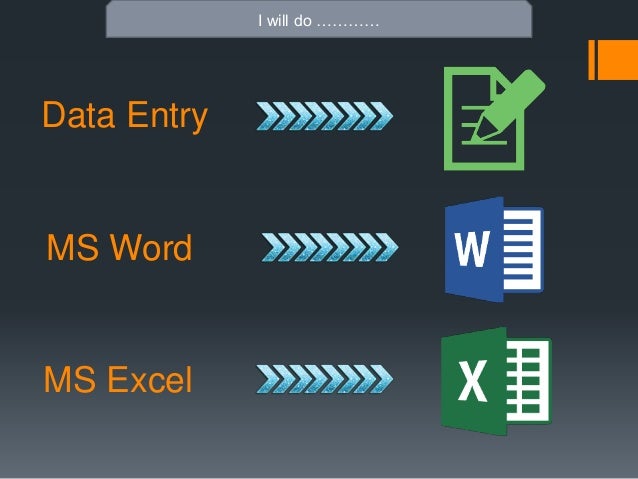 data entry