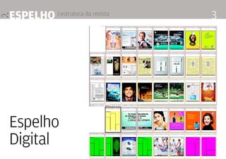 Design Editorial 4 Professor Fabio Silveira
3espelho | estrutura da revista
Espelho
Digital
 