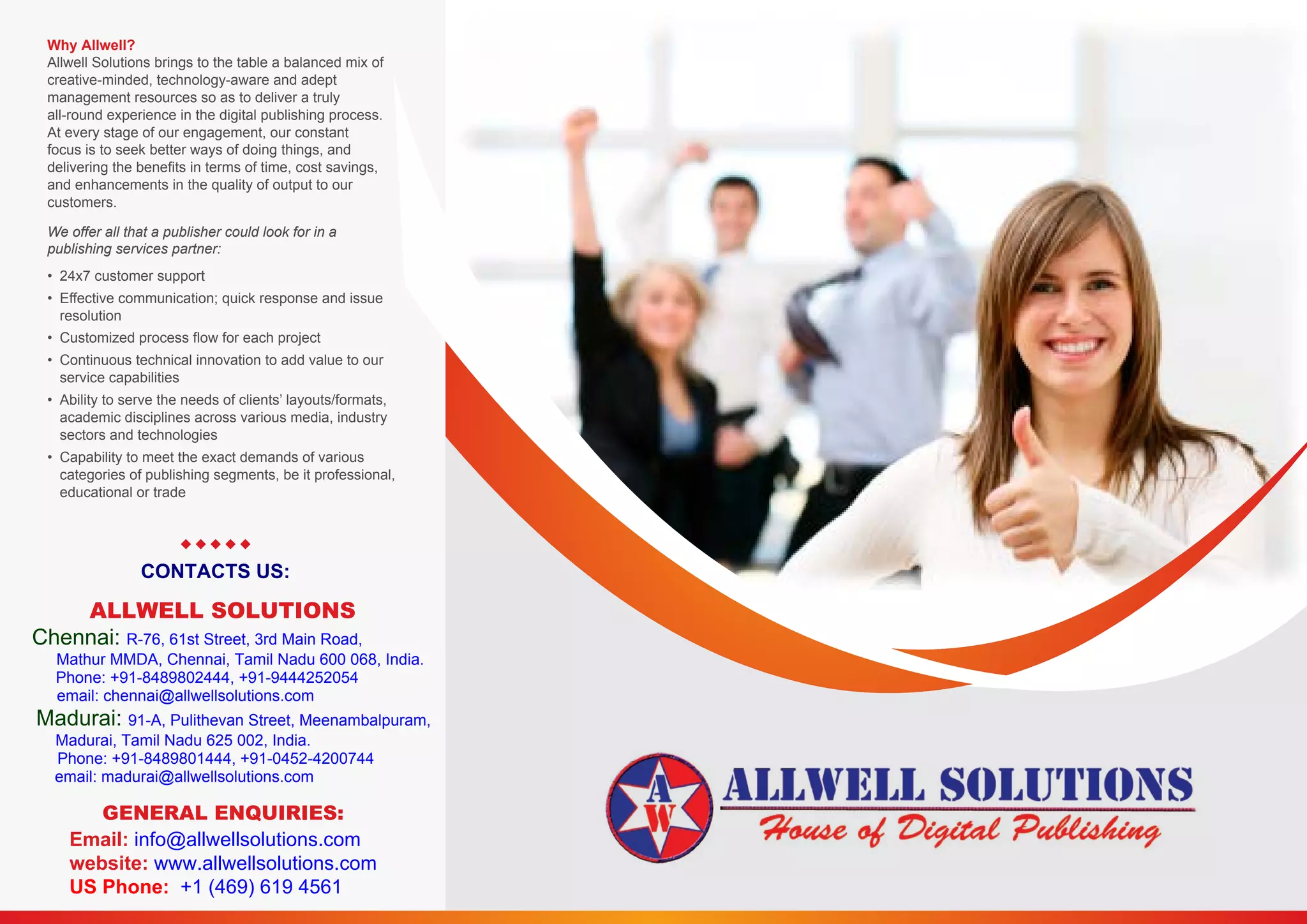 Allwell Solutions_Profile PDF Desktop Publishing Computer