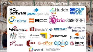 #engageug
Thank You Sponsors!
 