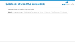 Guideline 2: COM and OLE Compatibility
 
