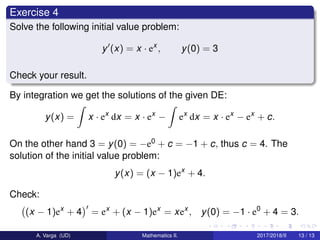 Xex Math Differential Equations 1, implicit and explicit | PDF