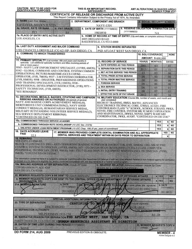 Certified True DD214 redacted_Redacted