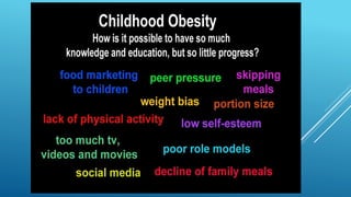 Childhood Obesity Powerpoint | PPTX