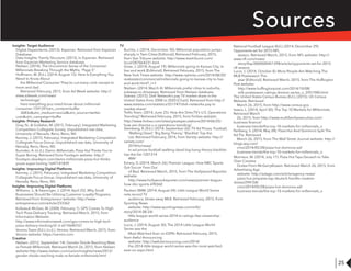 25
Sources
Insights- Target Audience
Digital Dependents. (2013). Experian. Retrieved from Experian
Database.
Data Insights: Family Structure. (2013). In Experian. Retrieved
from Experian Marketing Service database.
Nielsen. (2014). The Uncommon Sense of the Consumer:
Millennials Breaking Through the Myths. “Page 5”
Hoffmann, M. (Ed.). (2014, August 13). Here Is Everything You
Need to Know About
the Millennial Consumer They’ve cut every cord—except to
mom and dad.
Retrieved February, 2015, from Ad Week website: http://
www.adweek.com/news/
technology/
here-everything-you-need-know-about-millennial-
consumer-159139?utm_content=buffer
3683e&utm_medium=social&utm_source=twitter.
com&utm_campaign=buffer
Insights- Primary Research
Gray, N., & Gollaher, M. (2015, February). Integrated Marketing
Competition Collegiate Survey. Unpublished raw data,
University of Nevada, Reno, Reno, NV.
Kenney, J. (2015, February). Integrated Marketing Competition
Collegiate Focus Group. Unpublished raw data, University of
Nevada, Reno, Reno, NV.
Burneko, A. (n.d.). Damn, Millennials, Pizza Hut Thinks You’re
Super Boring. Retrieved from Foodspin website: http://
foodspin.deadspin.com/damn-millennials-pizza-hut-thinks-
youre-super-boring-1647141839
Insights- Improving Digital Platforms
Insights- Improving Digital Platforms
Kenney, J. (2015, February). Integrated Marketing Competition
Collegiate Focus Group. Unpublished raw data, University of
Nevada, Reno, Reno, NV.
Williams, J., & Swanciger, J. (2014, April 25). Why Small
Businesses Should Be Utilizing Customer-Loyalty Programs.
Retrieved from Entrepreneur website: http://www.
entrepreneur.com/article/233362
Kolbasuk McGee, M. (2008, February 1). GPS Comes To High-
Tech Pizza-Delivery Tracking. Retrieved March, 2015, from
Information Website:
http://www.informationweek.com/gps-comes-to-high-tech-
pizza-delivery-tracking/d/ d-id/1064076?
Venmo Team (Ed.). (n.d.). Venmo. Retrieved March, 2015, from
Venmo website: https://venmo.com
TV
Buchta, J. (2014, December 30). Millennial population jumps
sharply in Twin Cities [Editorial]. Retrieved February, 2015,
from Star Tribune website: http://www.startribune.com/
local/287064231.html
Gose, J. (2014, August 19). Millennials going to Kansas City, to
live and work [Editorial]. Retrieved February, 2015, from The
New York Times website: http://www.nytimes.com/2014/08/20/
realestate/commercial/millennials-going-to-kansas-city-to-live-
and-work.html?_r=1
Nielsen. (2014, March 4). Millennials prefer cities to suburbs,
subways to driveways. Retrieved from Nielsen database.
Statista. (2015). Dish Network’s pay TV market share in the
United States from 2008 to 2020 [Chart]. Retrieved from http://
www.statista.com/statistics/251747/dish-networks-pay-tv-
market-share/
Trefis Team. (2014, June 25). How Are DirecTV’s U.S. Operations
Trending? Retrieved February, 2015, from Forbes website:
http://www.forbes.com/sites/greatspeculations/2014/06/25/
how-are-directvs-u-s-operations-trending/
Steinberg, B. (Ed.). (2014, September 26). TV Ad Prices: Football,
‘Walking Dead,’ ‘Big Bang Theory,’ ‘Blacklist’ Top the
List. Retrieved February, 2014, from Variety website: http://
variety.com/
2014/tv/news/
tv-ad-prices-football-walking-dead-big-bang-theory-blacklist-
top-the-list-1201314
484/
Emery, D. (2014, March 26). Premier League: How NBC Sports
Got Soccer Fans Out
of Bed. Retrieved March, 2015, from The Hollywood Reporter
website:
http://www.hollywoodreporter.com/news/premier-league-
how-nbc-sports-690360
Paulsen SMW. (2014, August 24). Little League World Series
nets record TV
audience, blows away MLB. Retrieved February, 2015, from
Sporting News
website: http://www.sportingnews.com/mlb/
story/2014-08-24/
little-league-world-series-2014-tv-ratings-llws-viewership-
audience
Lucia, J. (2014, August 30). The 2014 Little League World
Series was the
Most-Watched Ever on ESPN. Retrieved February, 2015,
from Awful Announcing
website: http://awfulannouncing.com/2014/
the-2014-little-league-world-series-was-the-most-watched-
ever-on-espn.html
National Football League (Ed.). (2014, December 29).
Opponents set for 2015 NFL
season. Retrieved March, 2015, from NFL website: http://
www.nfl.com/news/
story/0ap3000000451398/article/opponents-set-for-2015-
nfl-season
Lucia, J. (2014, October 8). More People Are Watching The
MLB Postseason This
year [Editorial]. Retrieved March, 2015, from The Huffington
Post website:
http://www.huffingtonpost.com/2014/10/08/
mlb-postseason-ratings-division-series_n_5951940.html
The United States Census Bureau (Ed.). (2015). US Census
Website. Retrieved
March 26, 2015, from http://www.census.gov
Isaacs, L. (2014, April 30). The Top 10 Markets for Millennials.
Retrieved March
26, 2015, from http://www.multifamilyexecutive.com/
business-finance/
business-trends/the-top-10-markets-for-millennials_o
Perlberg, S. (2014, May 28). Pizza Hut And Domino’s Split The
Ad Pie. Retrieved
March 26, 2015, from The Wall Street Journal website: http://
blogs.wsj.com/
cmo/2014/05/28/pizza-hut-dominos-ad/
business-trends/the-top-10-markets-for-millennials_o
Morrison, M. (2014, July 17). Pizza Hut Taps Deutsch to Take
Over Creative
Duties From McGarryBowen. Retrieved March 26, 2015, from
Advertising Age
website: http://adage.com/article/agency-news/
pizza-hut-prepares-tap-deutsch-handle-creative-
duties/294158/
cmo/2014/05/28/pizza-hut-dominos-ad/
business-trends/the-top-10-markets-for-millennials_o
Nielsen. (2012, September 14). Gender Divide Reaching Male
vs Female Millennials. Retrieved March 26, 2015, from Nielsen
website:http://www.nielsen.com/us/en/insights/news/2012/
gender-divide-reaching-male-vs-female-millennials.html
Creative
 