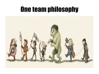 One team philosophy
 