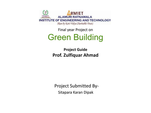 Green Building Project | PPTX