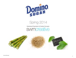 ©2014 SWM Creative
1
Spring 2014
Advertising Presentation & Creative Concepts
 