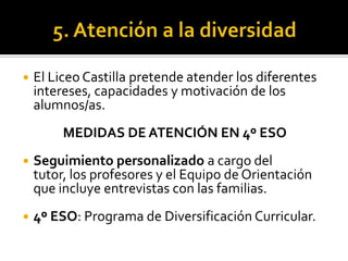 3. Carácter del curso de 4º ESO