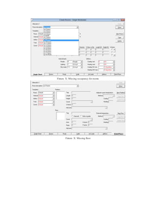 Fixture X: Missing occupancy for rooms
Fixture X: Missing floor
 
