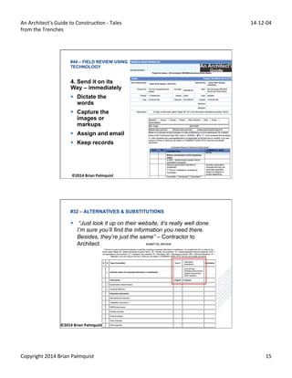 An Architects Guide to Construction 141204-2 copy | PDF