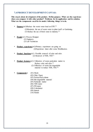 Propduct Design Report Example Design engineering - II (A) report | DOCX