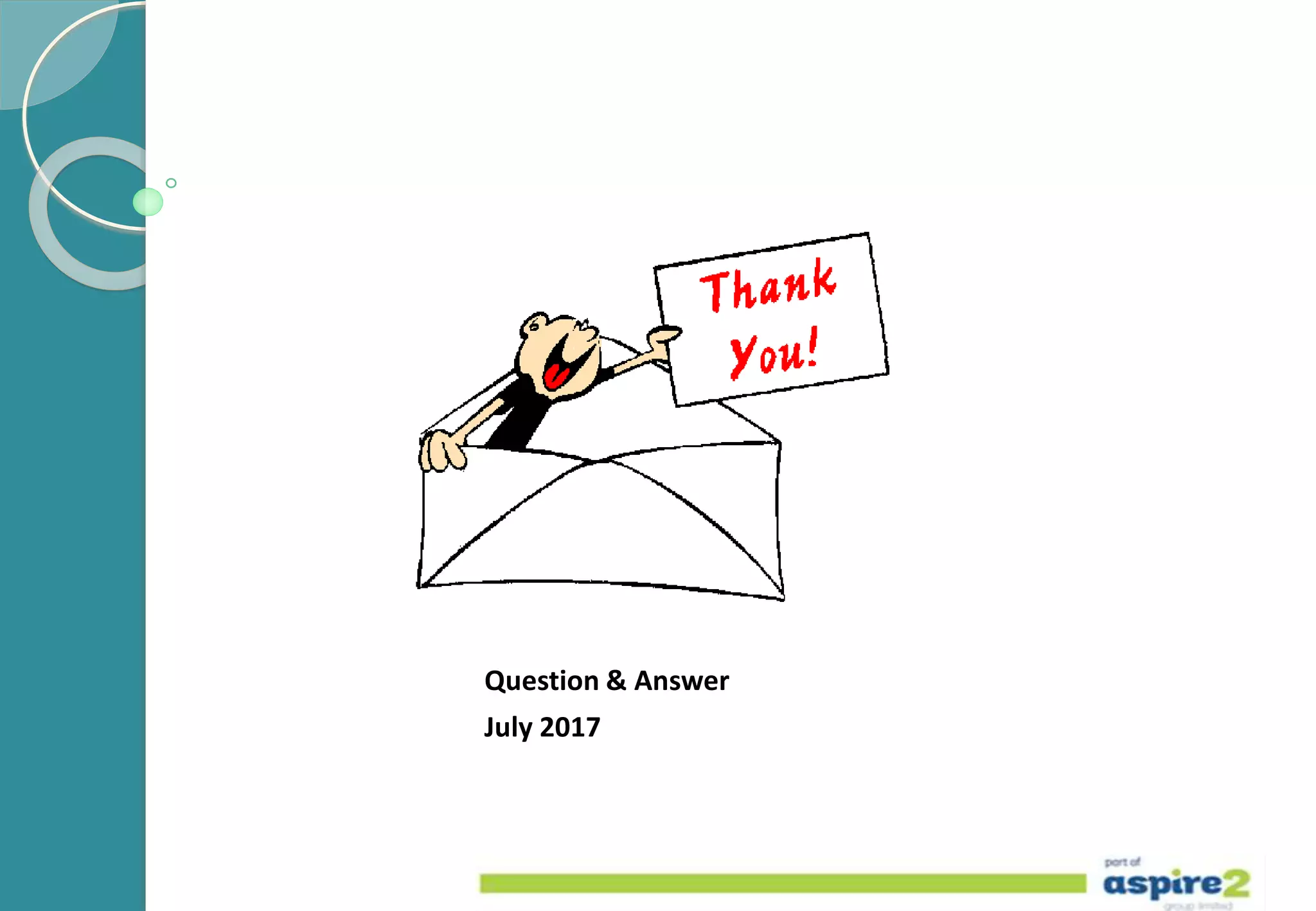 Question & Answer
July 2017
 