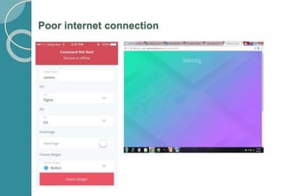 Poor internet connection
 