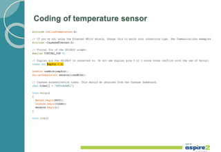 Coding of temperature sensor
 