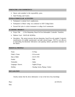 Vinay new | DOCX