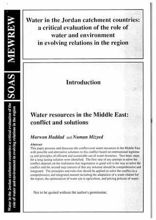 Paper- Water in the Jordan catchment countries.PDF