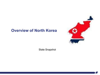 Integrity - Service - Innovation
Overview of North Korea
State Snapshot
 