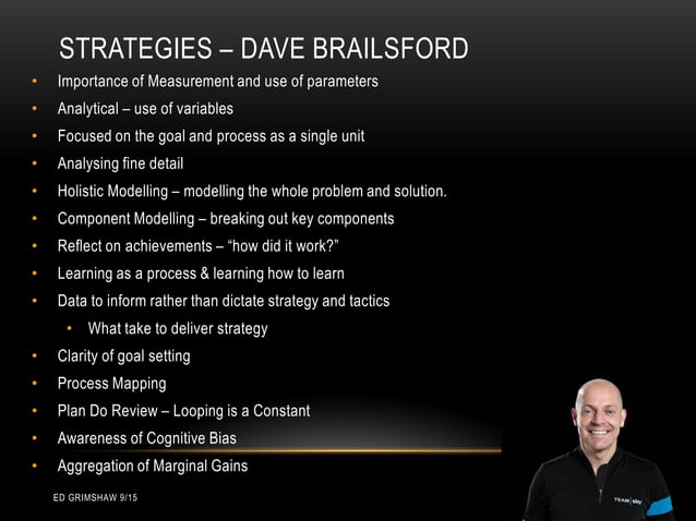 The Brailsford Effect: Engineering Excellence