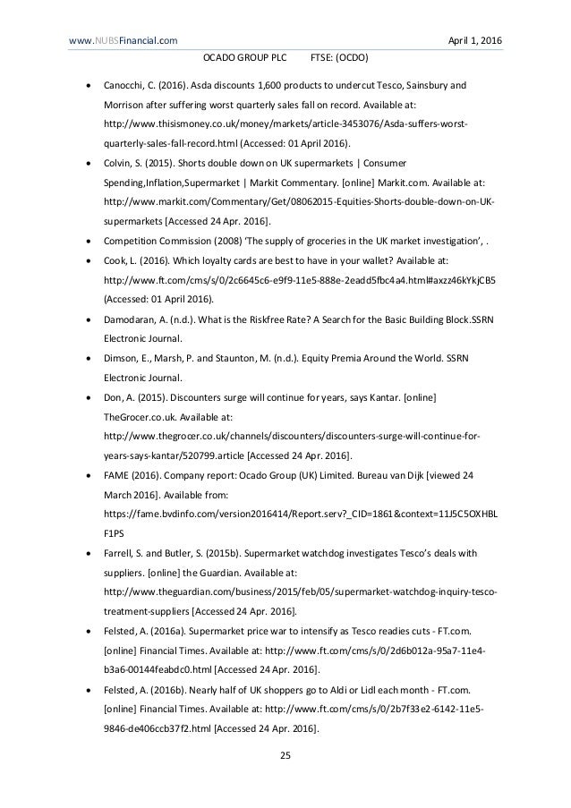 Tesco plc summary image