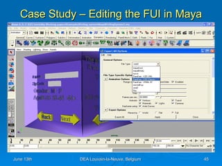 Case Study – Editing the FUI in Maya 