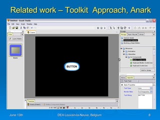 Related work – Toolkit  Approach, Anark 