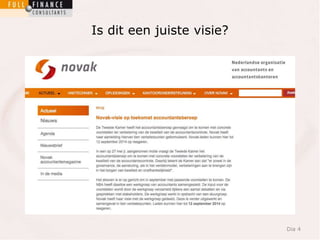 Is dit een juiste visie? 
Dia 4 
 