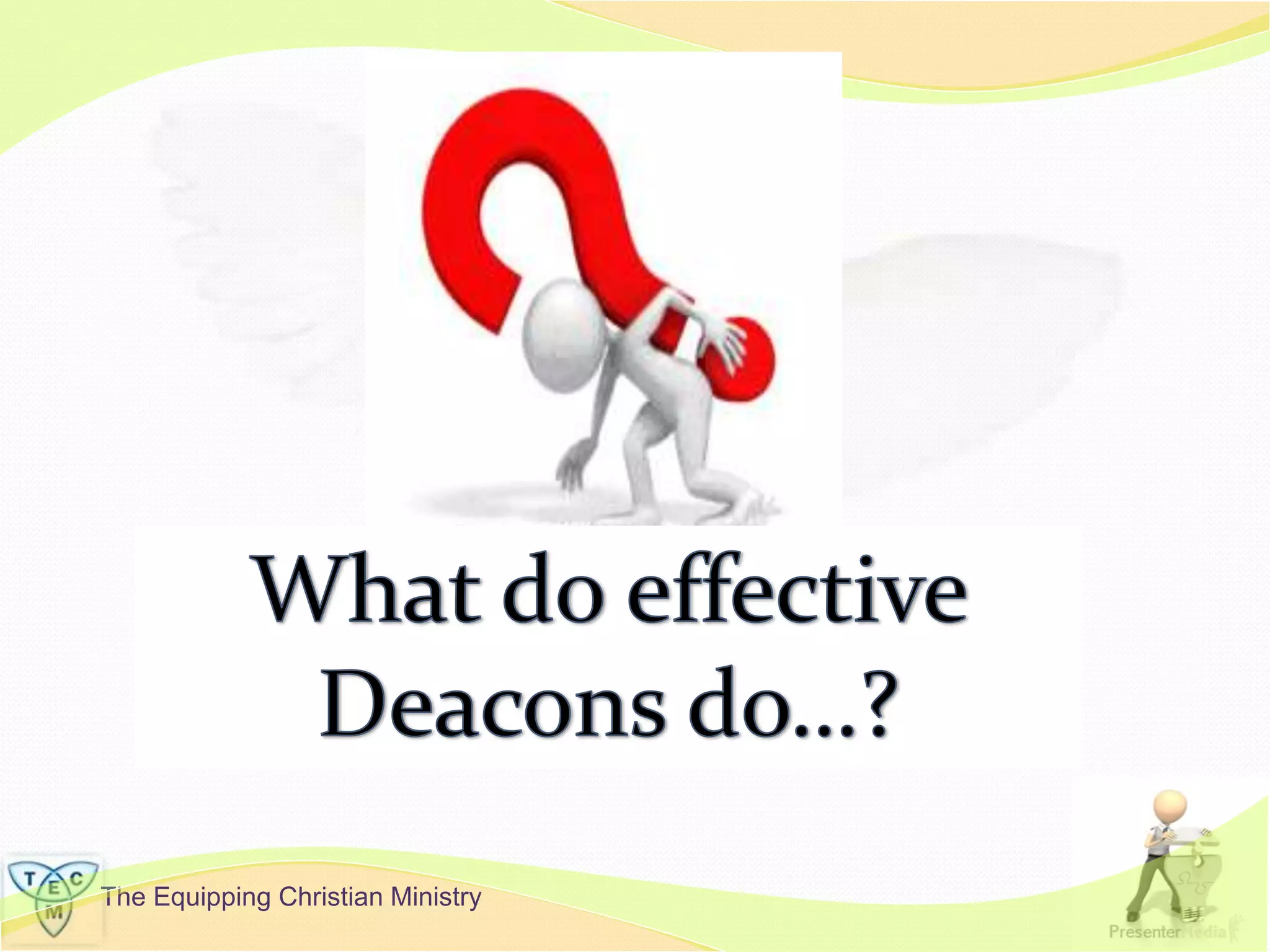 The Equipping Christian Ministry
 