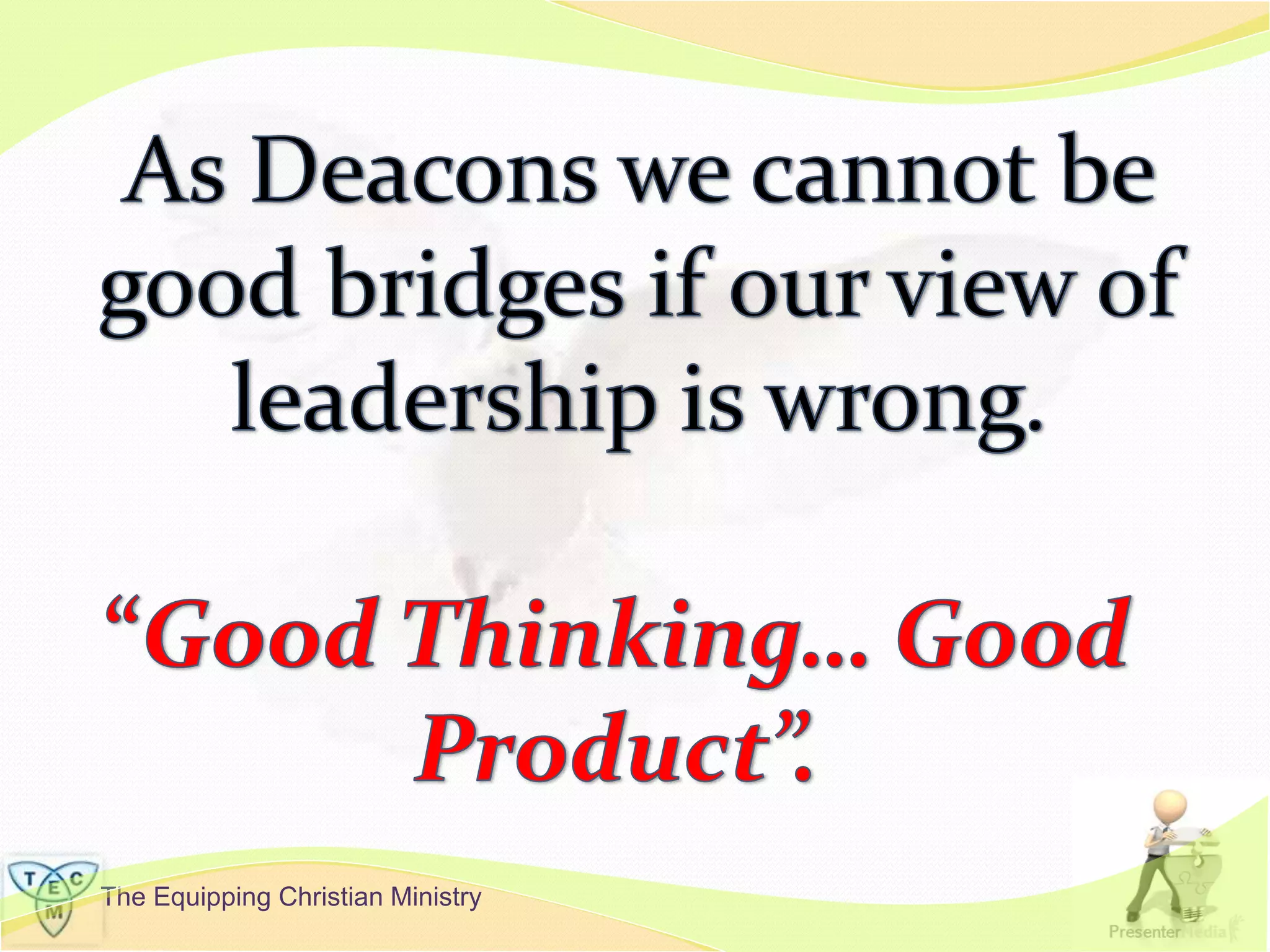 The Equipping Christian Ministry
 