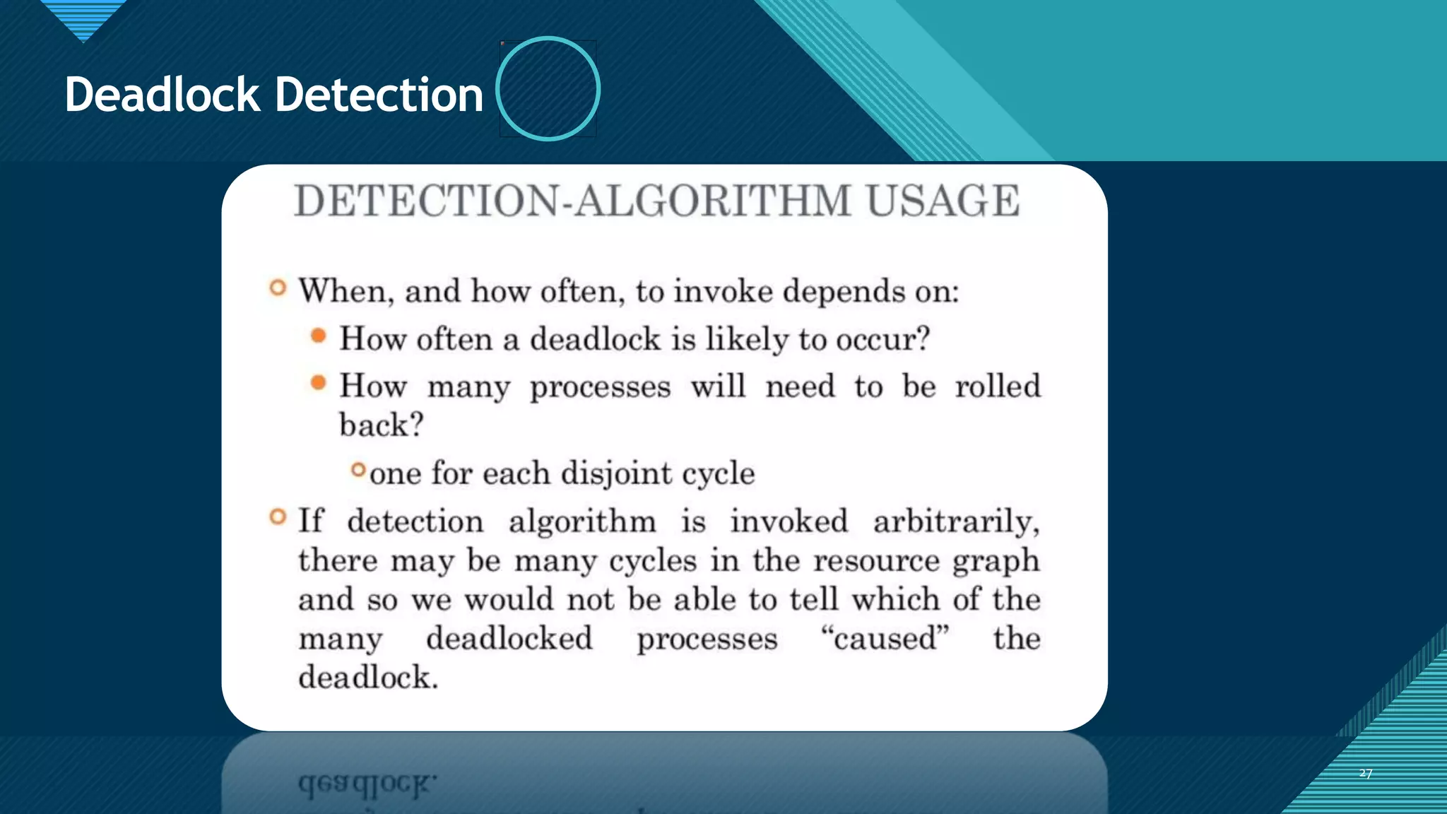 DeadLock in Operating-Systems | PPTX