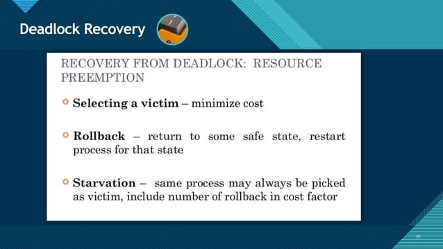 DeadLock in Operating-Systems | PPTX